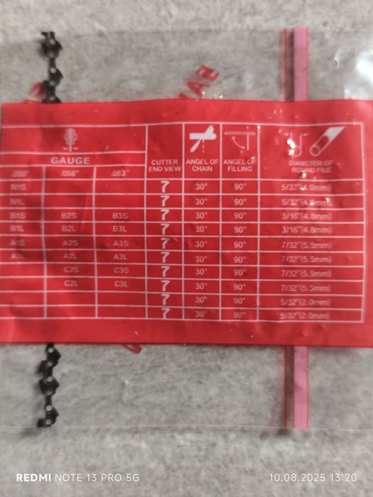 Łańcuch do mini piły 4" – nowy