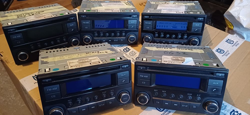 Radio nissan juke qashqai navara juke note micra nowy wyświetlacz kod