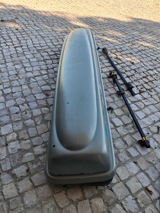 Caixa de transporte tejadilho (Ski e outros)