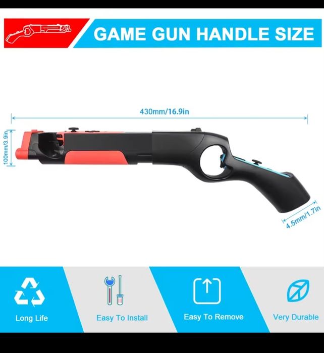 Nintendo Switch  Nerf Legends + Game Gun
