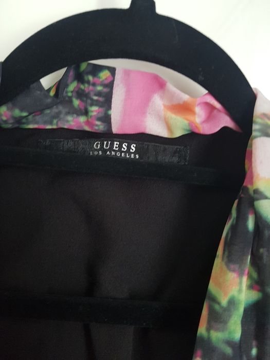 Guess POLLY Top palace garden bluzka z zamkiem