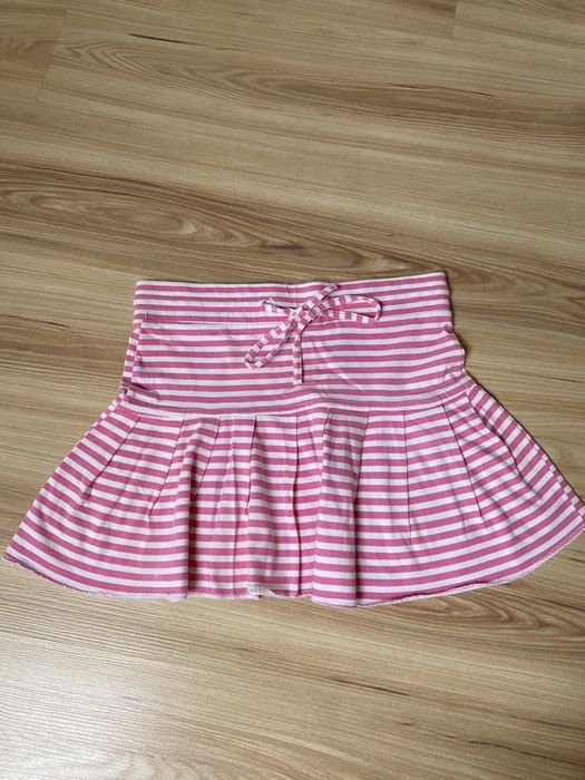 Spódniczka mini różowa w paski