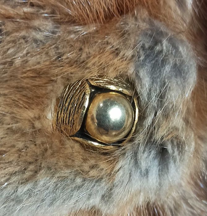 Futro naturalne z królika - rozmiar L