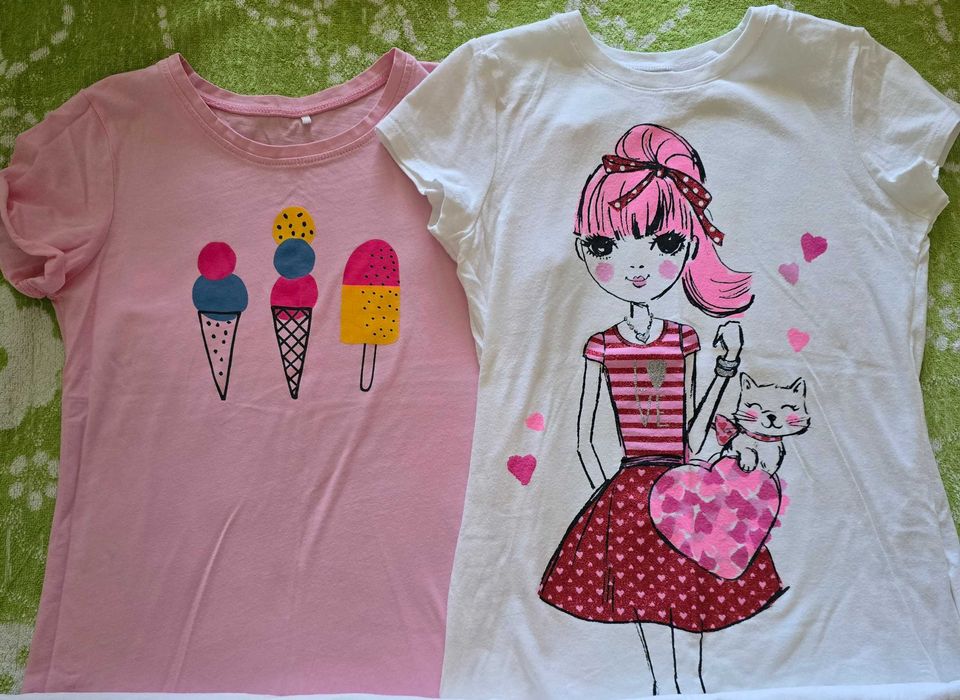 Футболки для девочки childrens place 7-8 лет 128-134 см