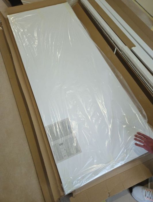 Дверне полотно біле Моніка 200*80*38