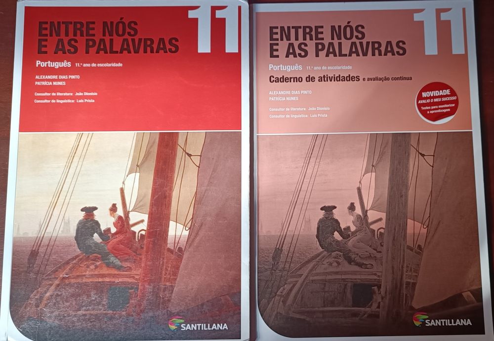 Manual e caderno de atividades "Entre nós e as palavras" 11 ano