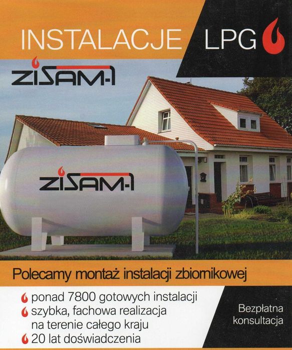 Instalacje gazowe LPG