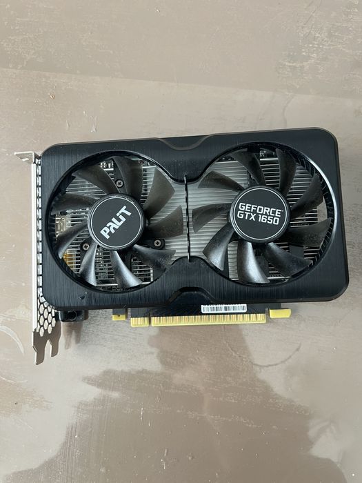 GTX 1650  4gb palit не видає зображення