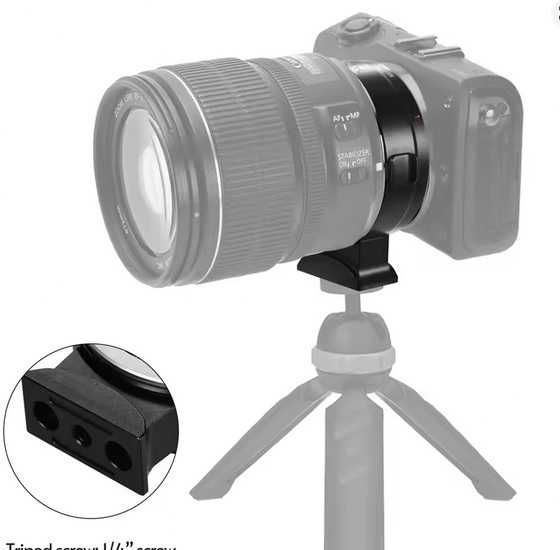 adaptador novo lentes EF para Canon EOS R RF