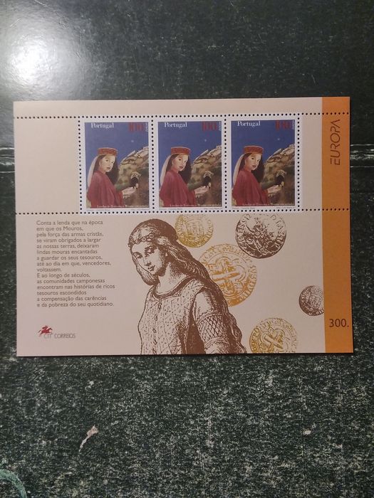 1997 Bloco Europa Lendas MNH **
