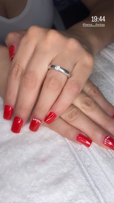 Unha de Fibra | Molde f1 | Gelinho | Manicure tradicional | unha dos pes |