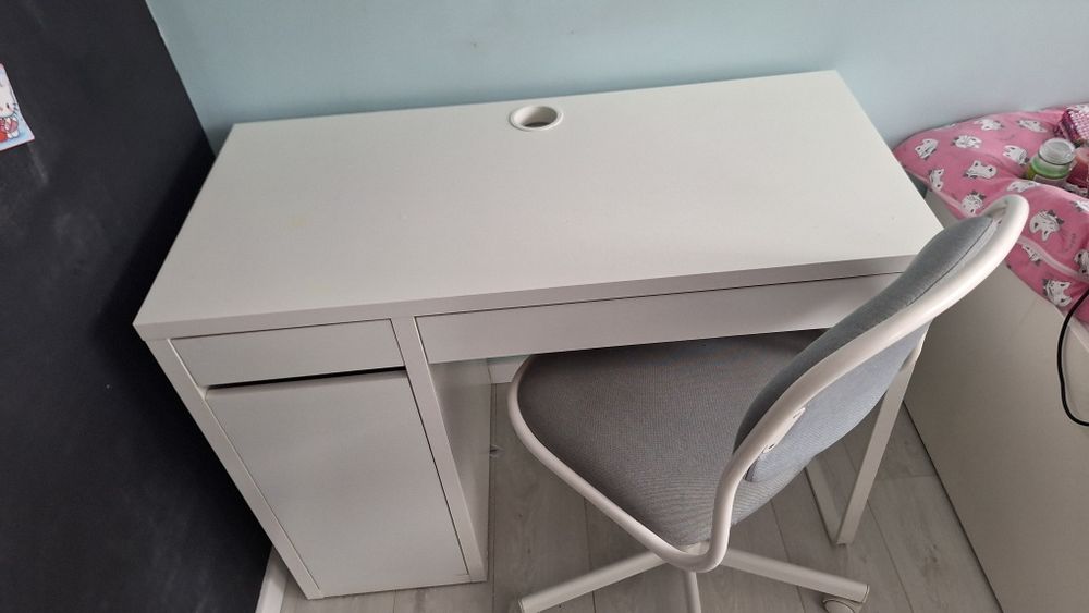 Dziecięce krzesło biurowe, biały/Vissle jasnoszary ikea
Dziecięce krze