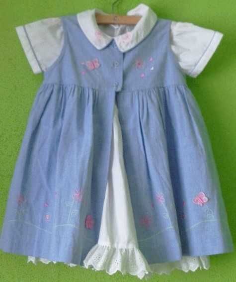 Komplet dwóch sukienek- Ladybird -wiek 12-18 miesięcy