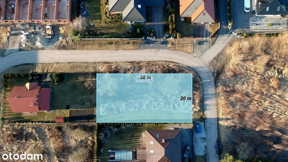 Oleśnica -Lucień Działka Budowlana Kompletne Media