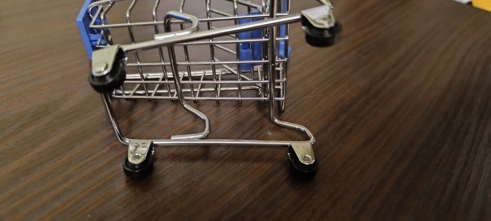 Декоративний міні візок органайзер.