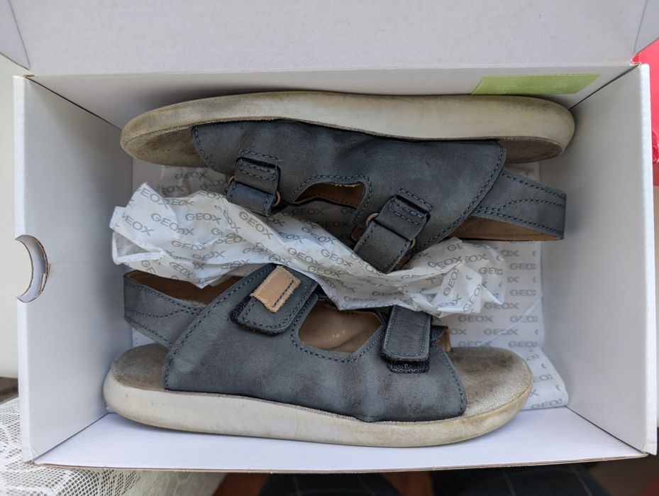 Geox sandały dziecięce LIGHTFLOPPY skórzane rozmiar 34 wkładka 22,3 cm