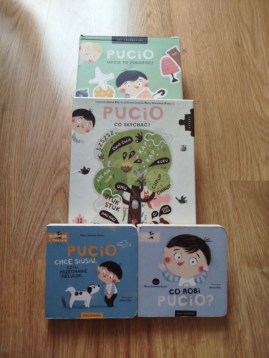 Pucio zestaw dla 2 latka puzzle, gra i 2 ksiażeczki