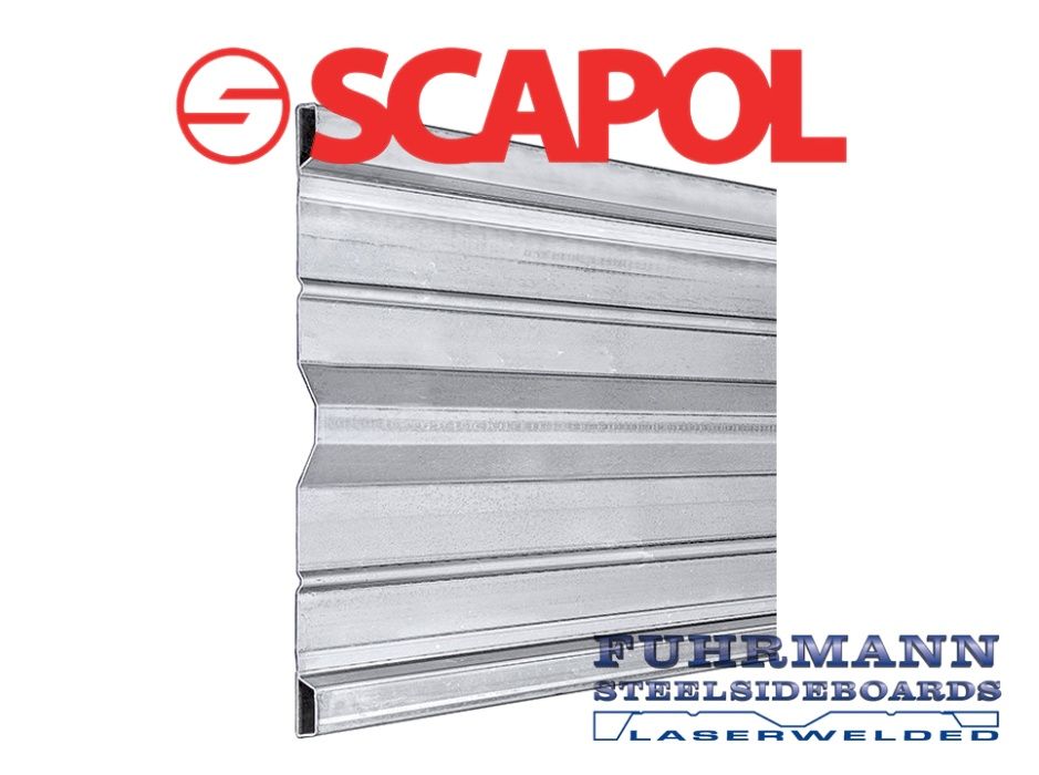 Profil burtowy HV 800 blacha 2,0 dł. 1m - Burta stalowa do przyczep