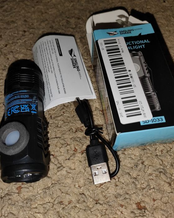 Фонарь Mini LED , со встроенным аккумулятором