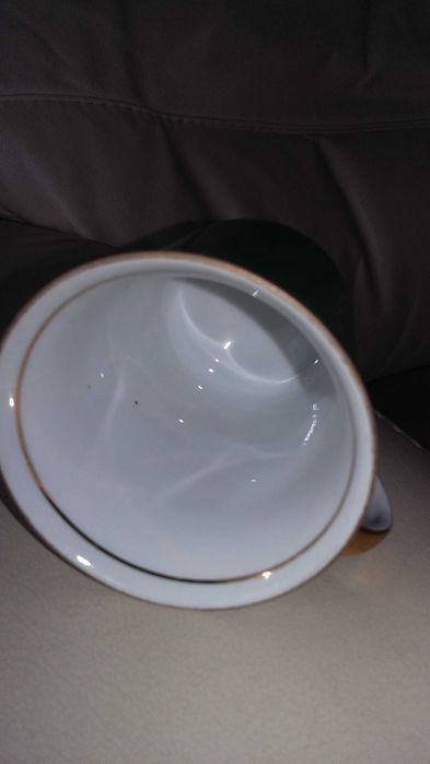 1960 r. Porcelanowa filiżanka z serwisu Ćmielów Krokus W. Potacki