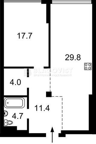 2-rooms apartment apartment by the address st. Bulvar Druzhby Narodov (area 67,6 m²) - Atlanta.ua - photo 2