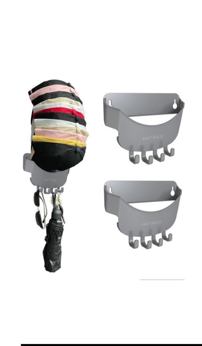 Вішалка органайзер для кепок бейзболок капелюхів + ключниця або вішалк