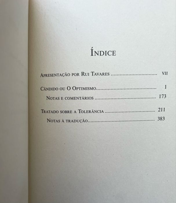 Voltaire - Cândido ou o Optimismo / Carta Sobre a Tolerância