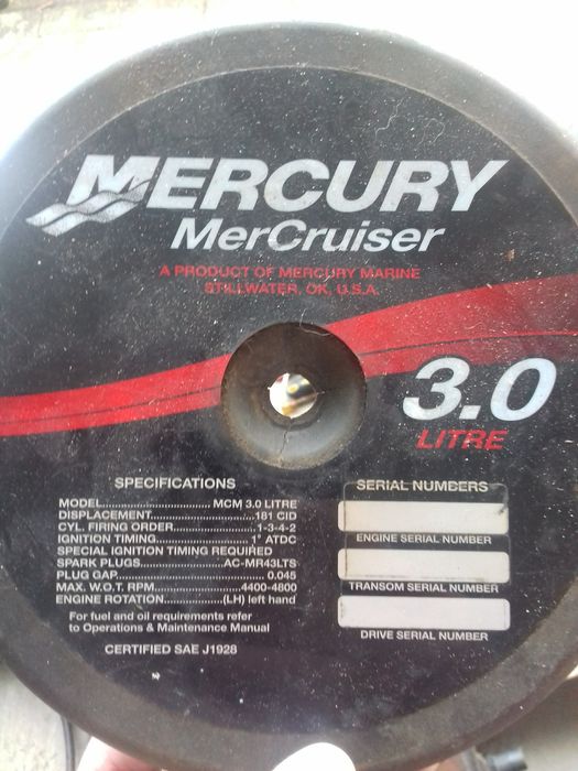 Mercruiser 3.0 Peças