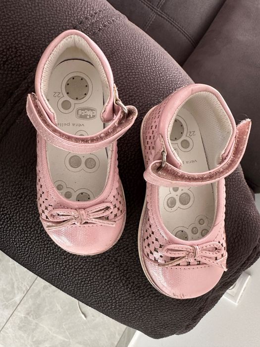 Sapatos Rosa/Prateado Chicco Nº 22