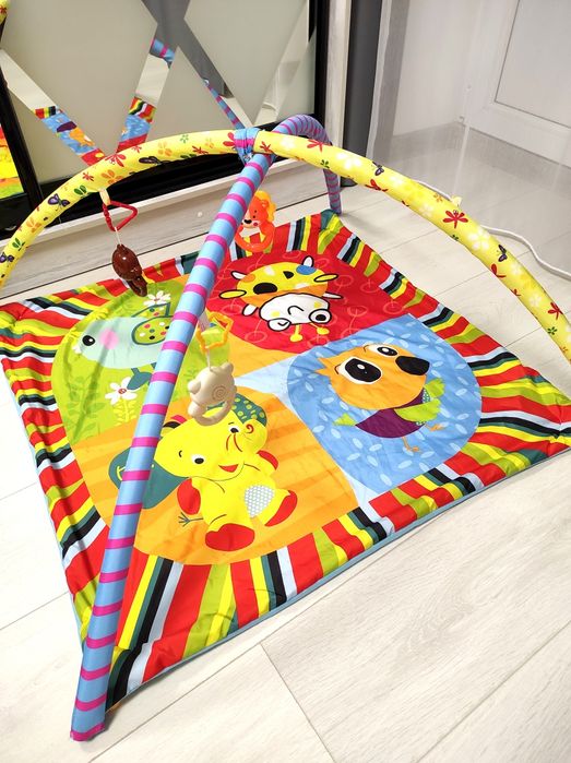 Коврик дитячий з іграшками розвиваючий