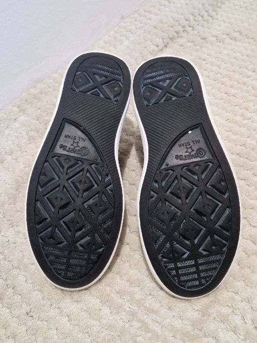 Высокие чёрные кеды конверсы converse platform 38 р 24 см