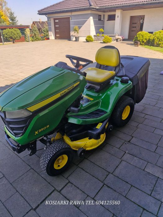 Kosiarka traktorek John deere X350r 24hp kawasaki 2019r v2