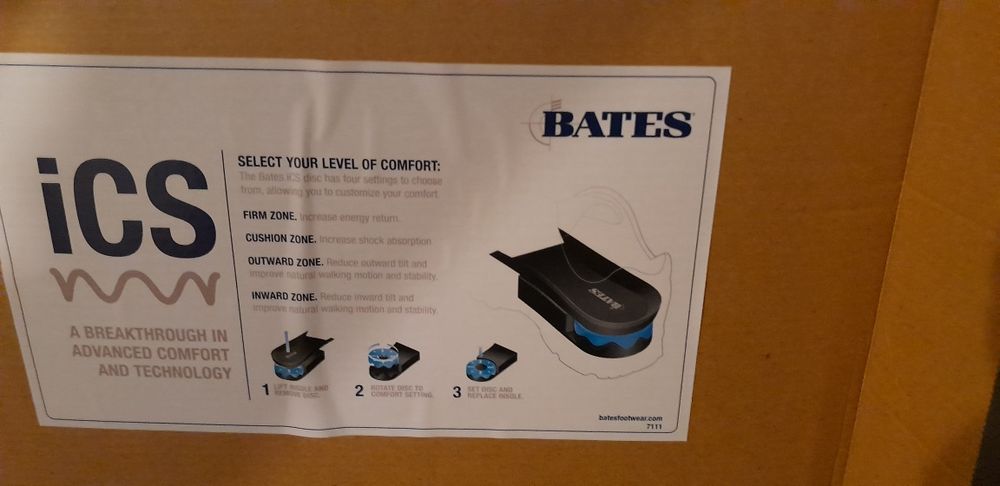 Buty Bates brązowe wysokie nieużywane nowe