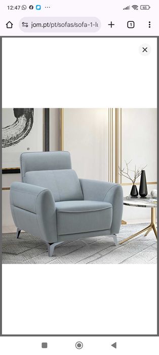 Conjunto de sofás só com 2 meses de uso muito bonitos e confortáveis