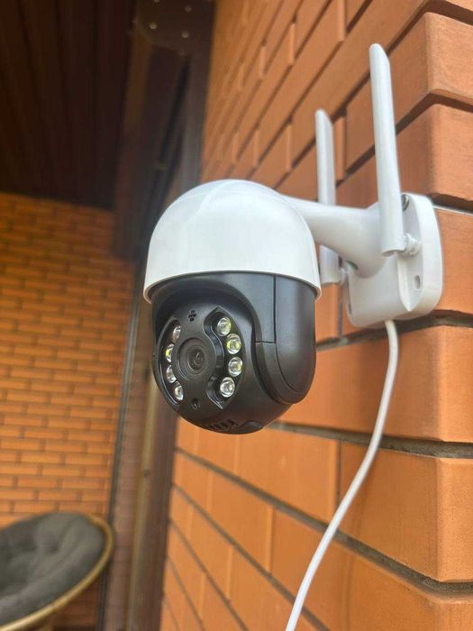 Купольная wi-fi ip камера видеонаблюдения уличная с удаленным доступом