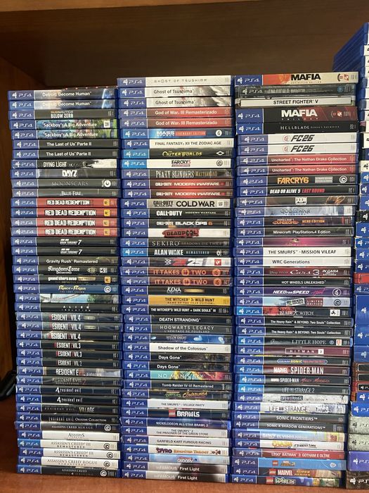 Lote de jogos PS4 e PS5