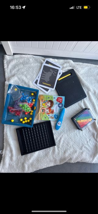 gra magnetyczna montessori zestaw zabawek