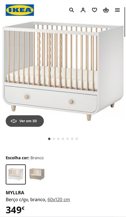 Berço e colchão criança