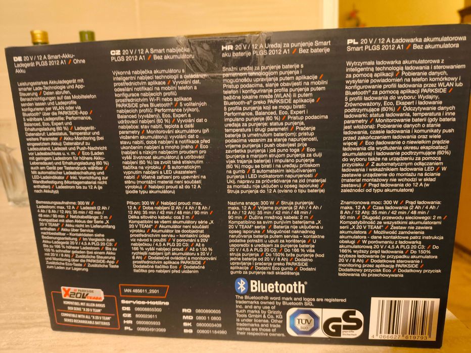 Nowa ładowarkę parkside performance Smart