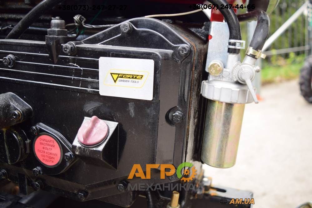 Мотоблок Forte МД-81 LUX (8 к.с. дизель)! Фреза+LED фара!