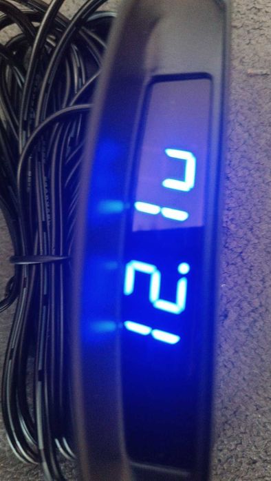 Годинник автомобільний + датчик зовнішньої температури + вольтметр