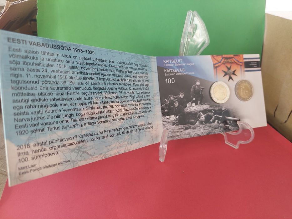 Moeda Cartão BU Estónia