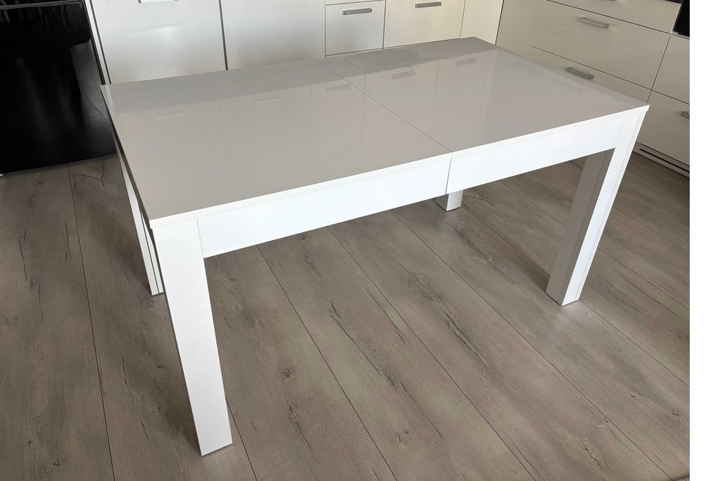 Stół rozkładany biały 140 - 260 cm Grande Mini Agata Meble