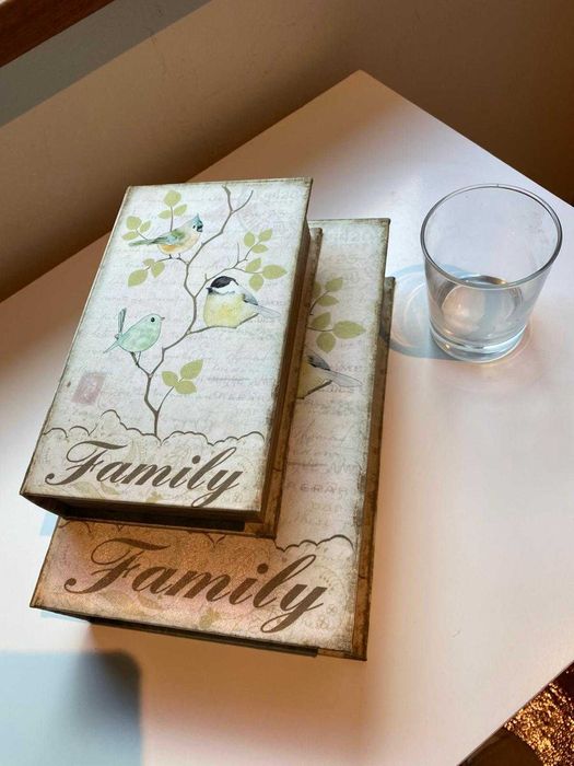 Lote de caixas decorativas