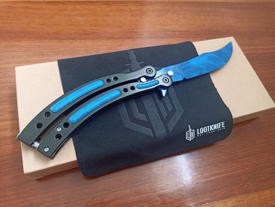 Butterfly knife cs2 réplica (afiada)