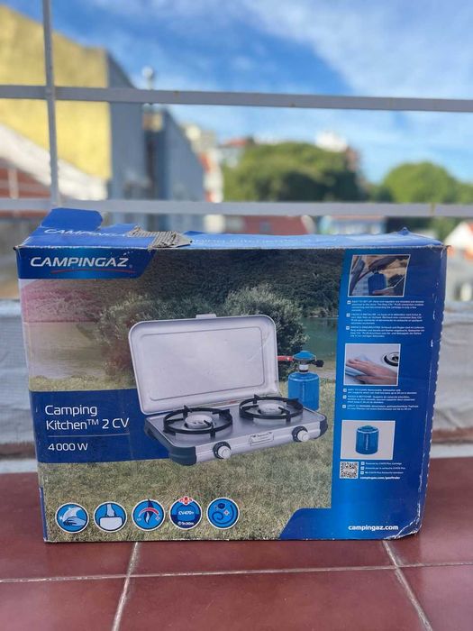 Campingaz Camping Kitchen 2 CV 4000W Two-Burner Camping Stove