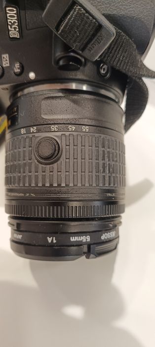 Nikon D5300 usada como nova c/2 lentes