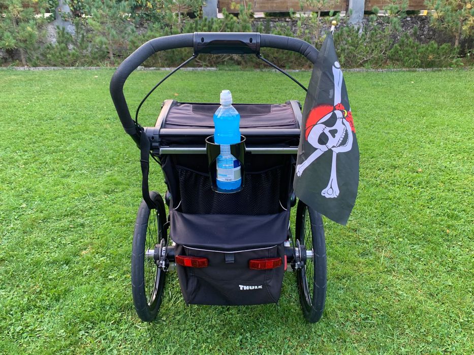 Uchwyt na kubek bidon XL do wózka THULE Urban Glide Chariot matowy