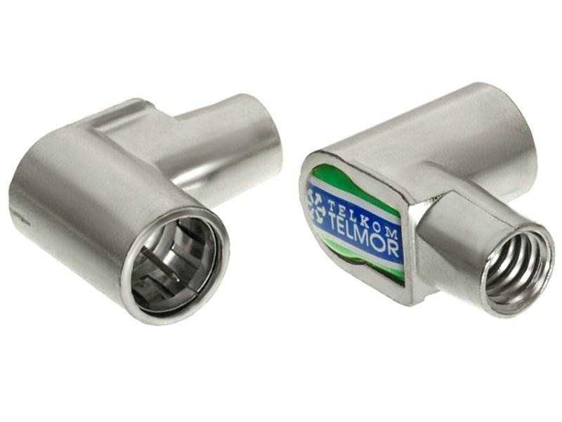 Wtyk WKS 106 SAT F kątowy 6,6-6,9mm Telmor 100 sztuk