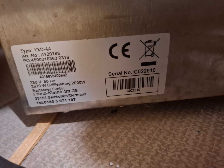 Piec konwekcyjny Bartscher YXD-4A
